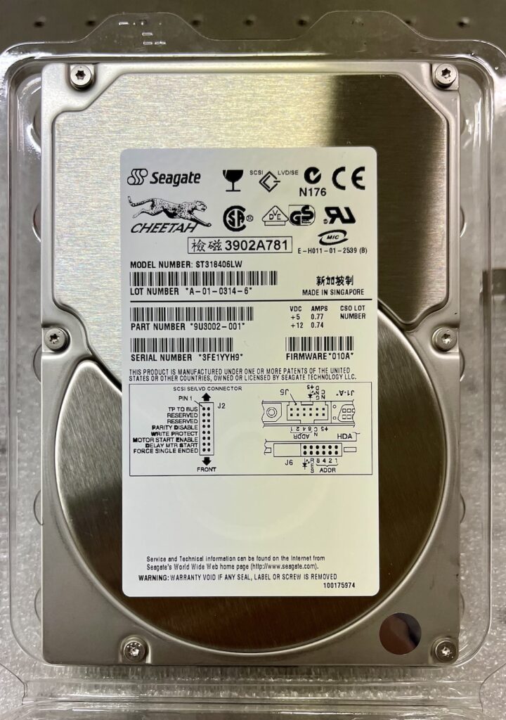 (NEW) Seagate 18GB U160 SCSI Hard Drive